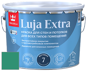 Краска Tikkurila Luja Extra 7 матовая краска для влажных помещений цвет L373 Изумруд