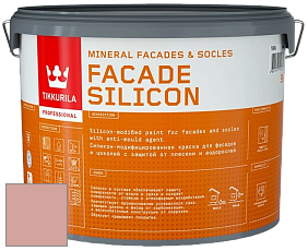 Краска Tikkurila Facade Silicon краска фасадная цвет Q338 