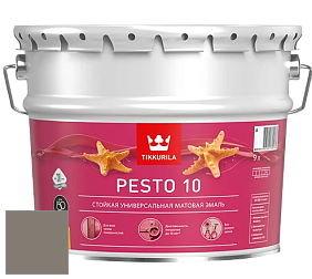Краска Tikkurila Euro Pesto 10 эмаль цвет L487 Крот