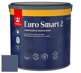 Краска Tikkurila Euro Smart 2 краска для стен и потолков цвет N348 Ноктюрн