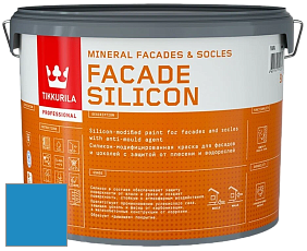 Краска Tikkurila Facade Silicon краска фасадная цвет NCS S 2060-R90B 