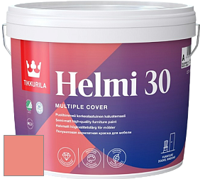 Краска Tikkurila Helmi 30 краска для мебели цвет K319 Фламинго