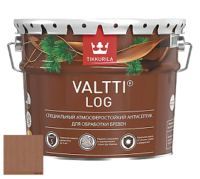 Краска Tikkurila Valtti Log грунтовочный антисептик по дереву цвет 5071 Tatti