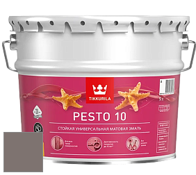 Краска Tikkurila Euro Pesto 10 эмаль цвет NCS S 6005-Y80R 