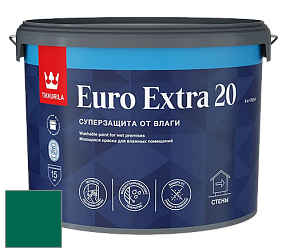 Краска Tikkurila Euro Extra 20 краска для стен и потолков цвет NCS S 4550-B90G 