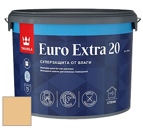 Краска Tikkurila Euro Extra 20 краска для стен и потолков цвет X398 Сера