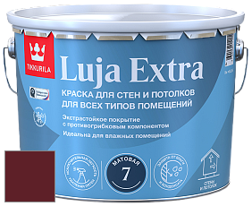 Краска Tikkurila Luja Extra 7 матовая краска для влажных помещений цвет RAL 3005 