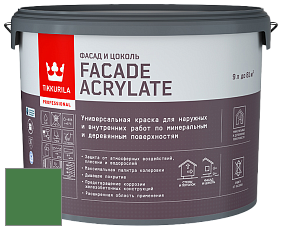 Краска Tikkurila Facade Acrylate краска внутренних и наружных работ цвет N380 