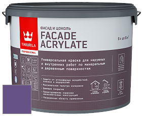 Краска Tikkurila Facade Acrylate краска внутренних и наружных работ цвет M343 