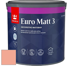 Краска Tikkurila Euro Matt 3 краска для стен и потолков цвет X316 