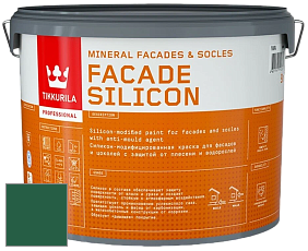 Краска Tikkurila Facade Silicon краска фасадная цвет NCS S 5540-G 