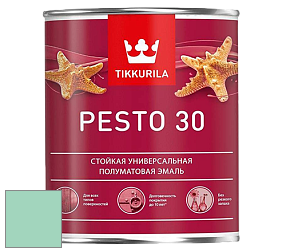 Краска Tikkurila Euro Pesto 30 эмаль цвет NCS S 1030-B90G 