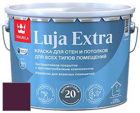 Краска Tikkurila Luja 20 Extra полуматовая краска для влажных помещений цвет RAL 4007 