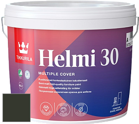 Краска Tikkurila Helmi 30 краска для мебели цвет RAL 6008 