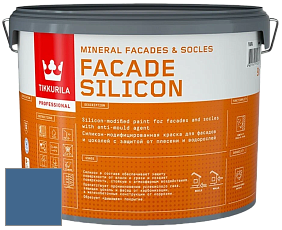 Краска Tikkurila Facade Silicon краска фасадная цвет RAL 5007 