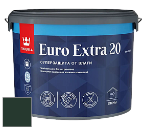 Краска Tikkurila Euro Extra 20 краска для стен и потолков цвет RAL 6009 