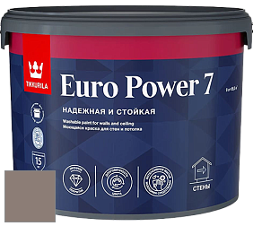 Краска Tikkurila Euro Power 7 краска для стен и потолков цвет S481 Ставролит