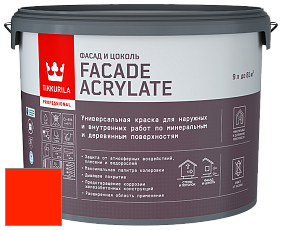 Краска Tikkurila Facade Acrylate краска внутренних и наружных работ цвет RAL 2005 