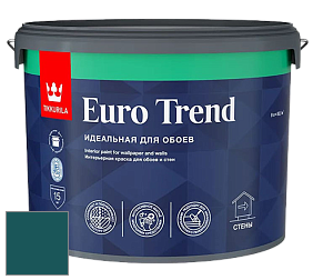 Краска Tikkurila Euro Trend краска для стен и потолков цвет M367 Аквамарин