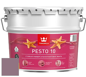 Краска Tikkurila Euro Pesto 10 эмаль цвет V425 Вереск