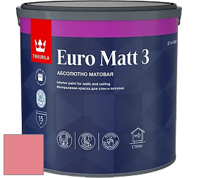 Краска Tikkurila Euro Matt 3 краска для стен и потолков цвет J324 