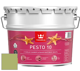 Краска Tikkurila Euro Pesto 10 эмаль цвет NCS S 2040-G50Y 