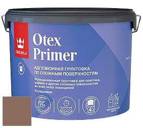 Краска Tikkurila Otex Primer грунтовка водно-дисперсионная цвет S477 Порфир