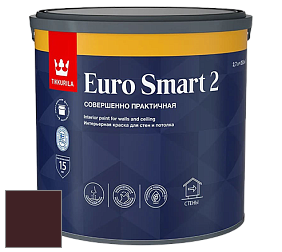Краска Tikkurila Euro Smart 2 краска для стен и потолков цвет RAL 3007 