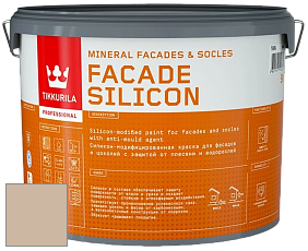 Краска Tikkurila Facade Silicon краска фасадная цвет Q643 Ilves