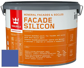 Краска Tikkurila Facade Silicon краска фасадная цвет NCS S 3060-R70B 