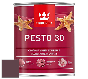 Краска Tikkurila Euro Pesto 30 эмаль цвет M425 Свекла