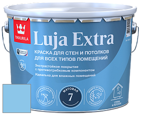 Краска Tikkurila Luja Extra 7 матовая краска для влажных помещений цвет NCS S 0540-R90B 