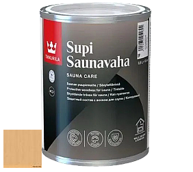Краска Tikkurila Supi Saunavaha защитный состав для сауны цвет 3469 Солома
