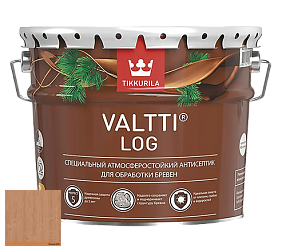 Краска Tikkurila Valtti Log грунтовочный антисептик по дереву цвет 5051 Янтарь