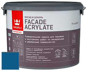 Краска Tikkurila Facade Acrylate краска внутренних и наружных работ цвет N358 