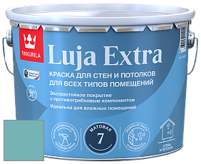 Краска Tikkurila Luja Extra 7 матовая краска для влажных помещений цвет NCS S 2030-B30G 