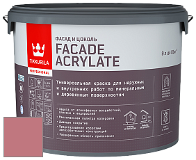 Краска Tikkurila Facade Acrylate краска внутренних и наружных работ цвет V330 