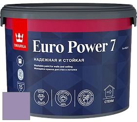 Краска Tikkurila Euro Power 7 краска для стен и потолков цвет V343 