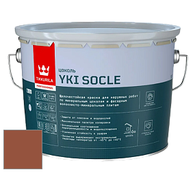 Краска Tikkurila Yki краска фасадного цоколя цвет Q311 Ruoste