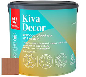 Краска Tikkurila Kiva Decor Лак для мебели цвет 3449 Сердцевина