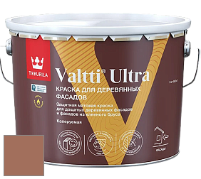 Краска Tikkurila Valtti Ultra краска для деревянных фасадов цвет Q305 Tiili