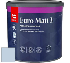 Краска Tikkurila Euro Matt 3 краска для стен и потолков цвет X353 