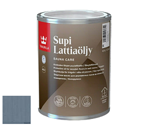 Краска Tikkurila Supi Lattiaöljy защитный состав для сауны цвет 3456 Василек