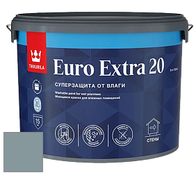 Краска Tikkurila Euro Extra 20 краска для стен и потолков цвет M492 