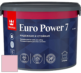 Краска Tikkurila Euro Power 7 краска для стен и потолков цвет X328 