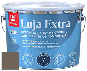 Краска Tikkurila Luja Extra 7 матовая краска для влажных помещений цвет N485 Шале