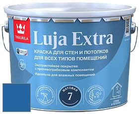 Краска Tikkurila Luja Extra 7 матовая краска для влажных помещений цвет NCS S 3060-R80B 