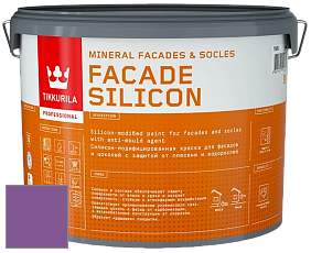 Краска Tikkurila Facade Silicon краска фасадная цвет NCS S 3055-R50B 