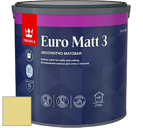 Краска Tikkurila Euro Matt 3 краска для стен и потолков цвет V391 