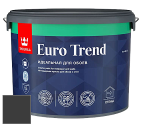 Краска Tikkurila Euro Trend краска для стен и потолков цвет Y498 Полночь